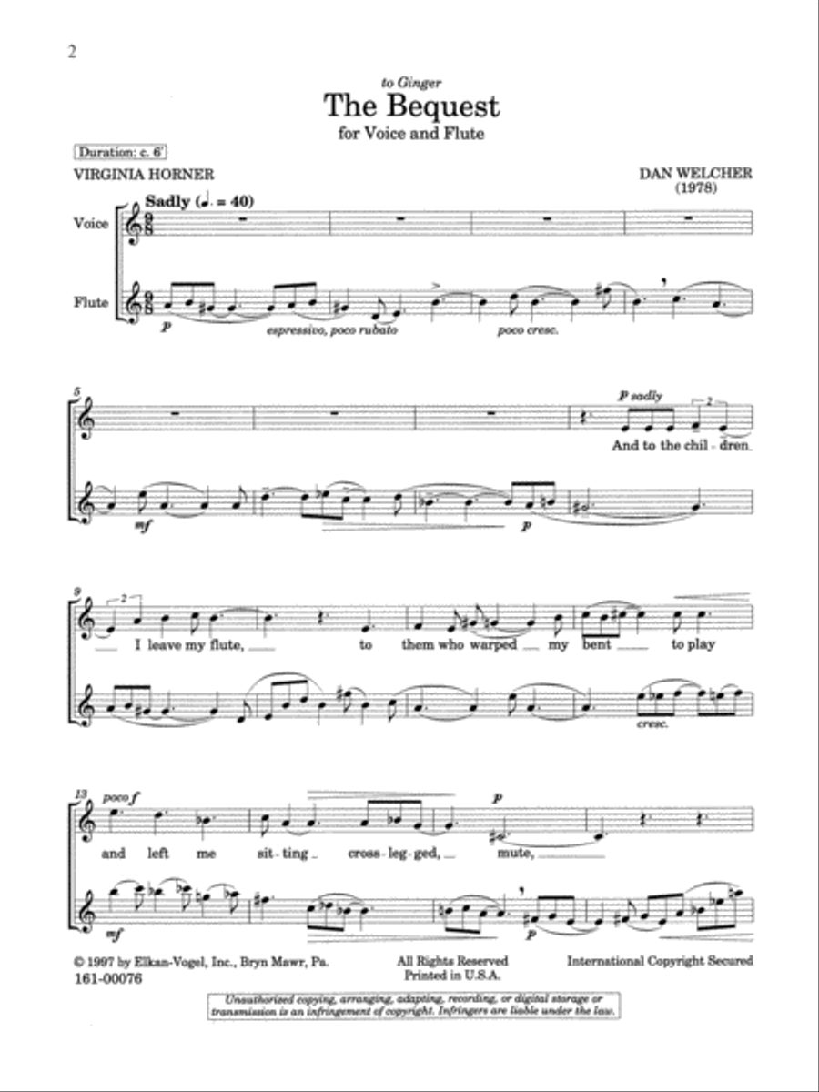 The Bequest Chamber Music scores gallery preview page 2