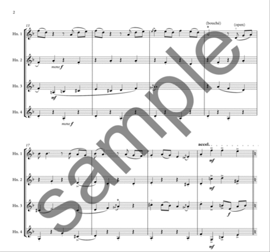 Bella Ciao Horn scores gallery preview page 3