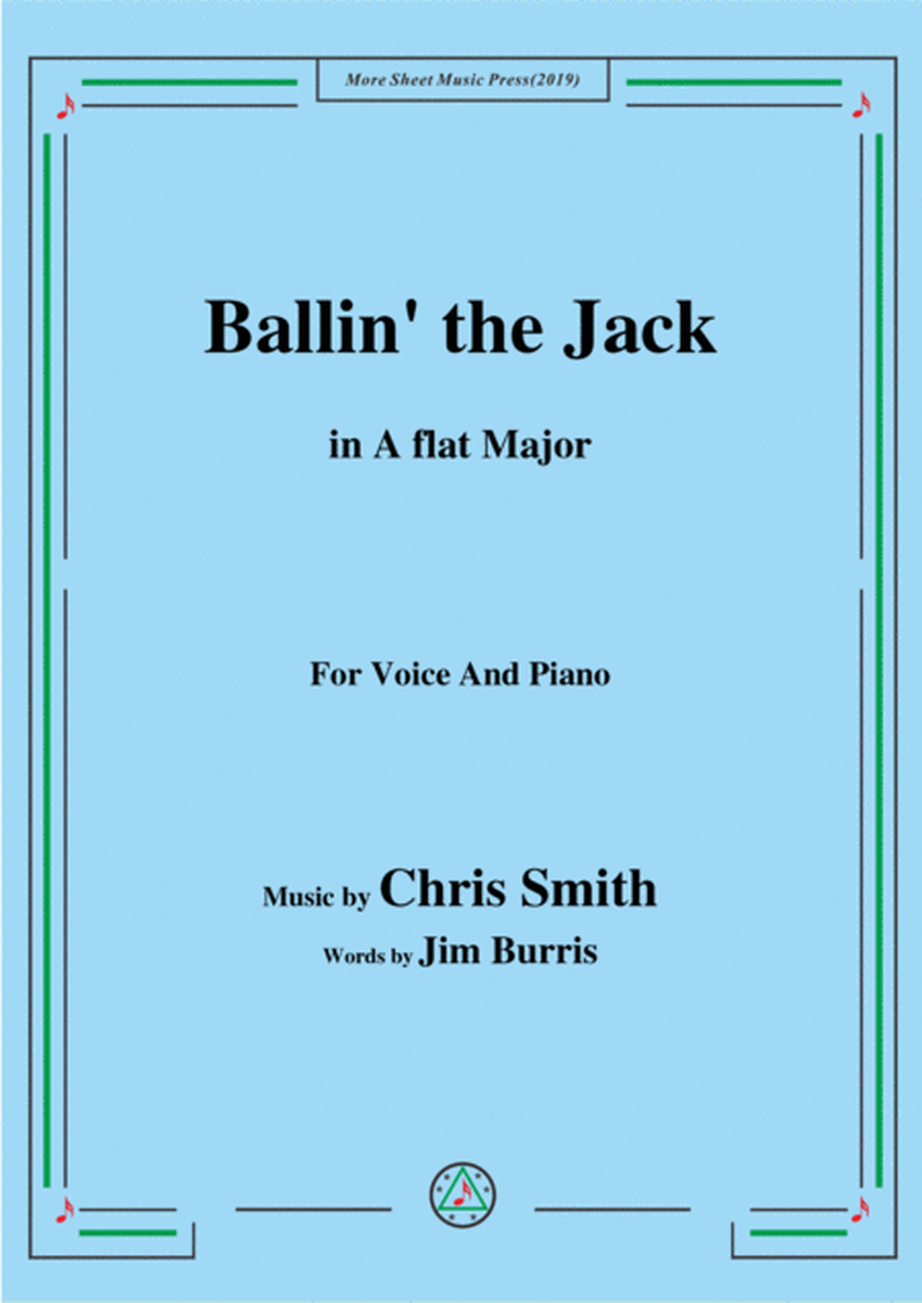 Chris Smith-Ballin' the Jack,in A flat Major,for Voice&Piano image number null