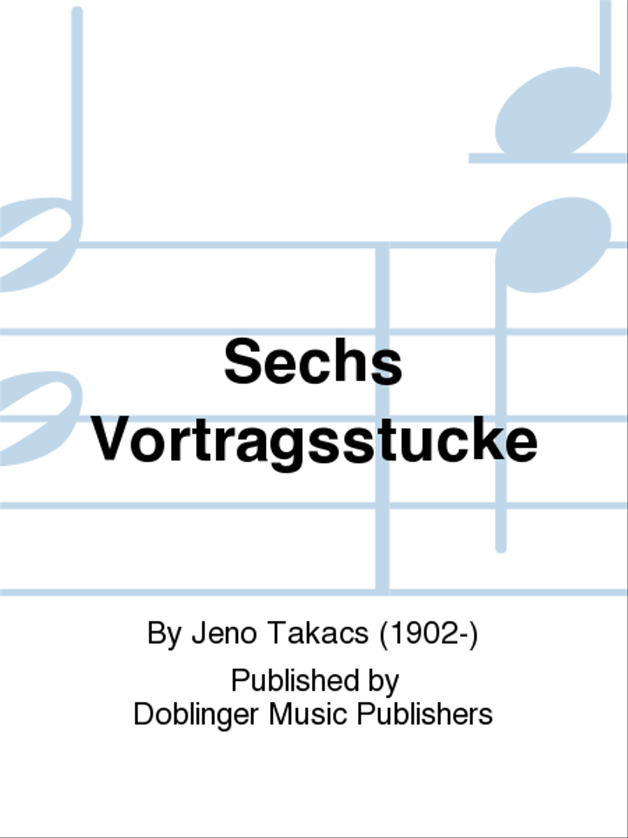 Sechs Vortragsstucke Accordion scores gallery preview page 1