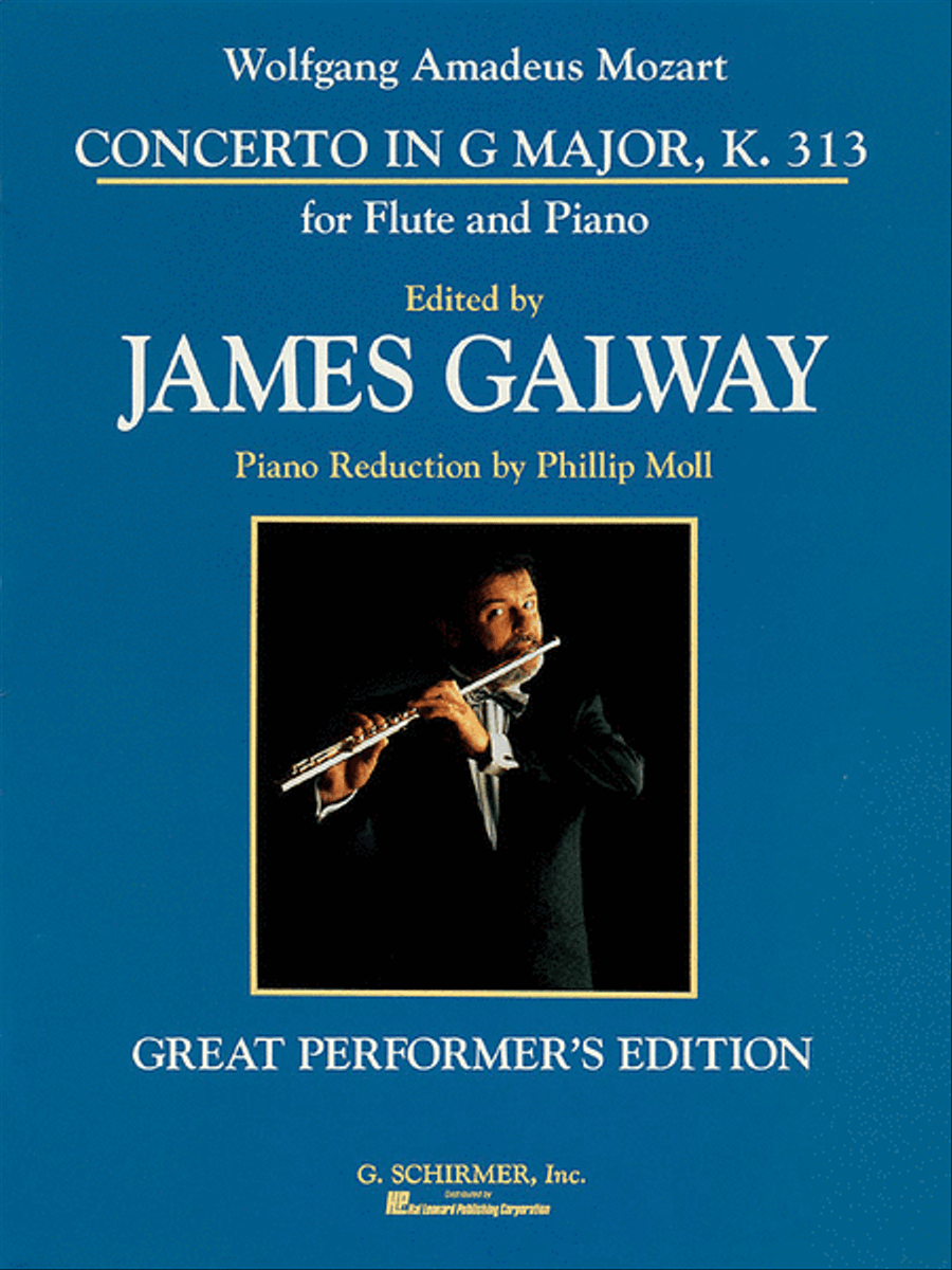 Concerto for Flute and Orchestra G major KV 313 Flute Solo scores gallery preview page 1