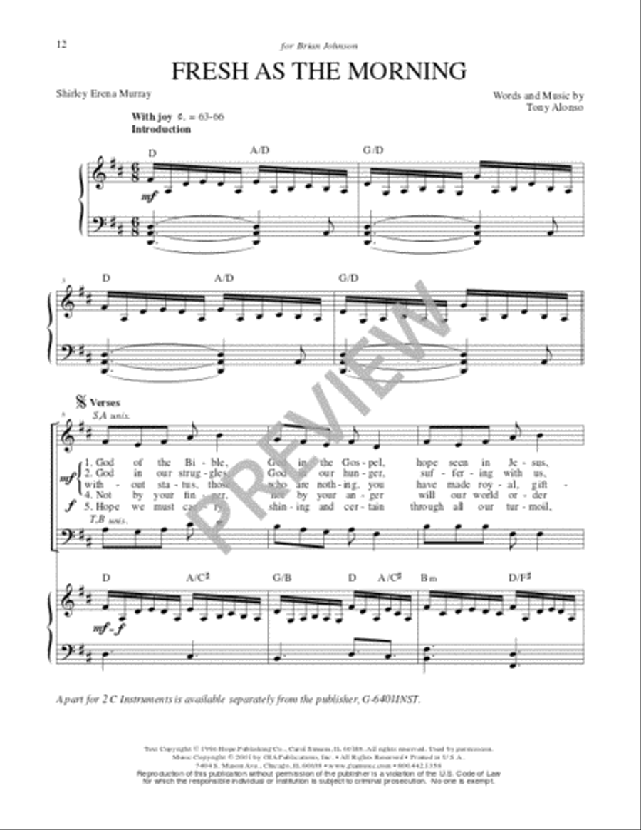 As Morning Breaks and Evening Sets Flute scores gallery preview page 14