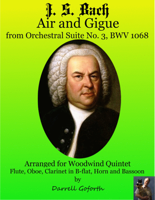 Bach: Air and Gigue from the Orchestral Suite No. 3 in D Major for Woodwind Quintet