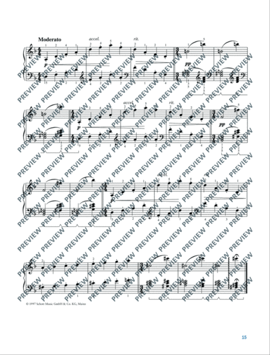 The Carnival of the Animals Piano Solo scores gallery preview page 16
