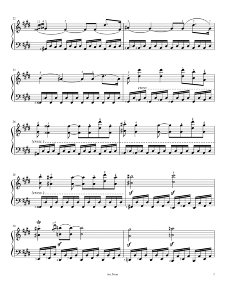 Beethoven - Piano Sonata No.14, Op.27 No.2 - 3rd Movement - 