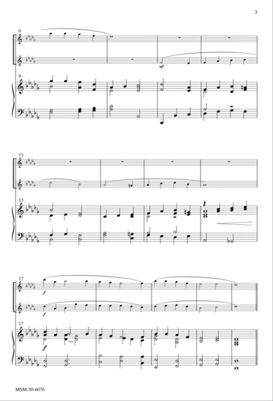Christ Is Made the Sure Foundation 4-Part scores gallery preview page 3