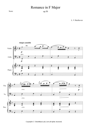 Book cover for Romance in F Major op.50