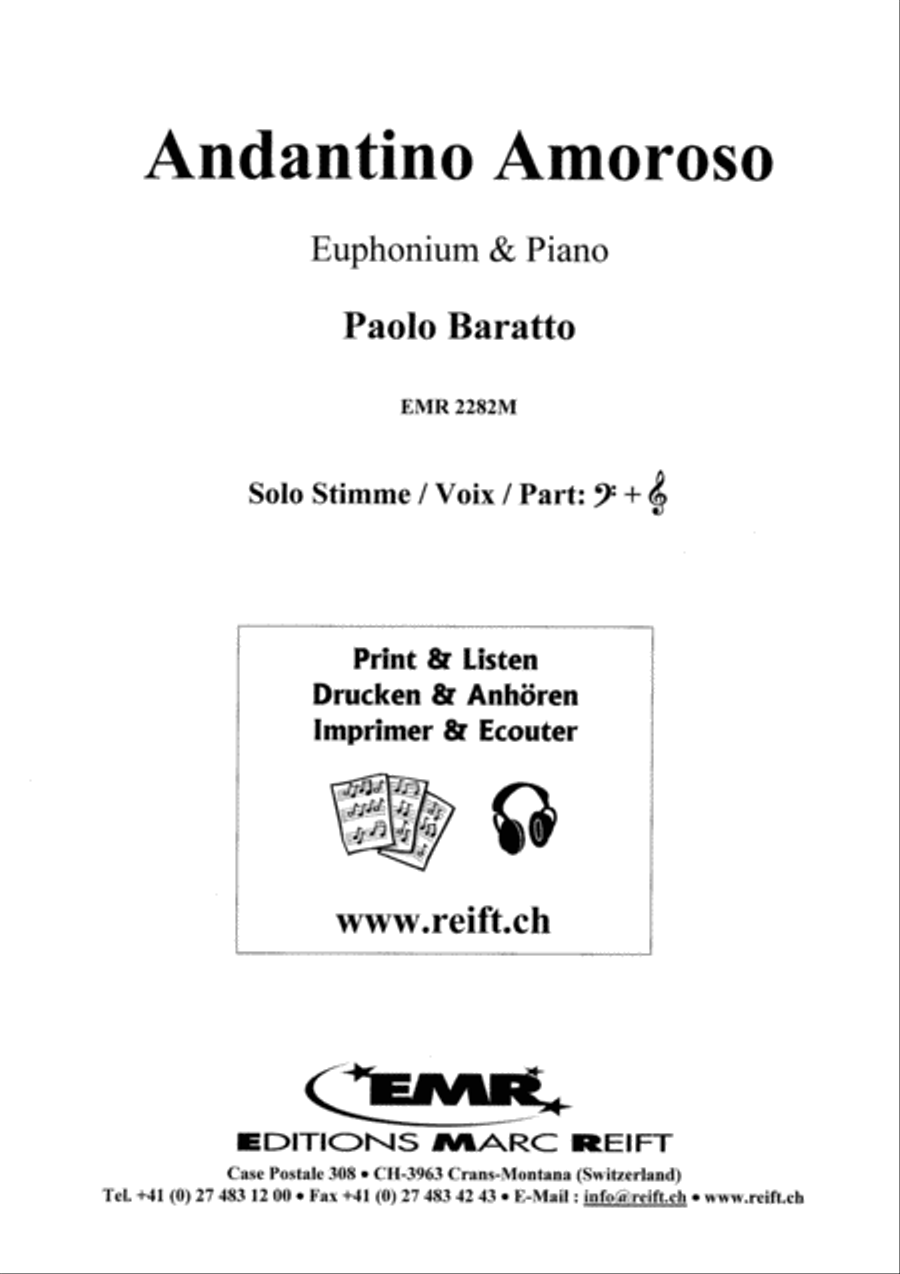 Andantino Amoroso Euphonium scores gallery preview page 2