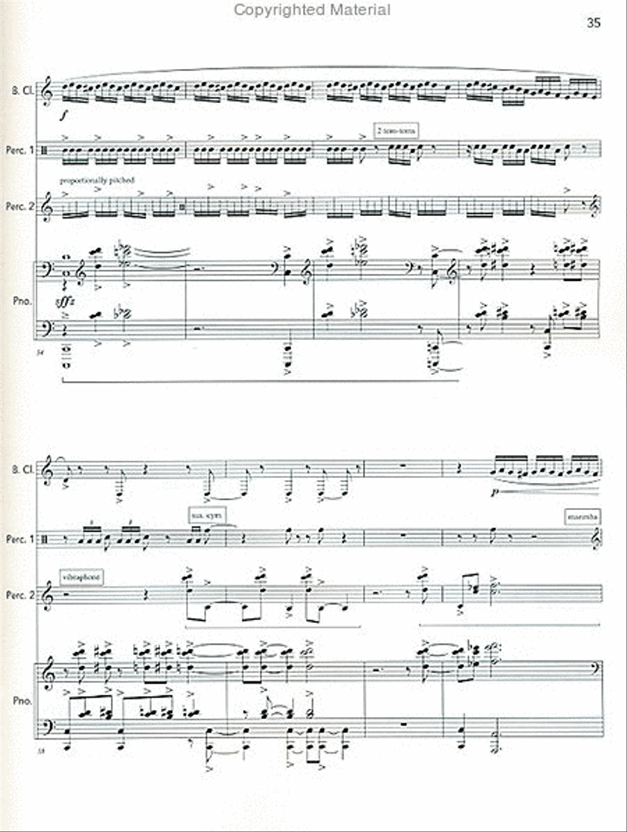 Angles of Repose Bass Clarinet scores gallery preview page 8
