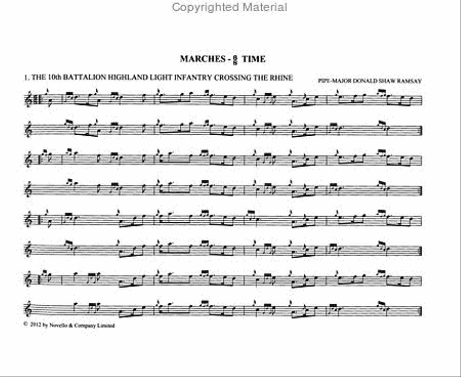 Scots Guards – Volume 3 Bagpipe scores gallery preview page 2