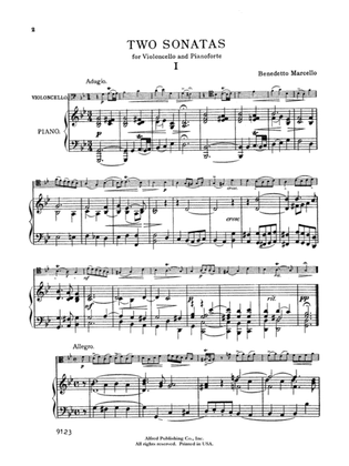 Marcello: Two Sonatas in G Minor and F Major