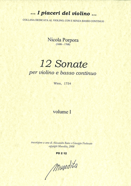 12 Sonate (Wien, 1754)