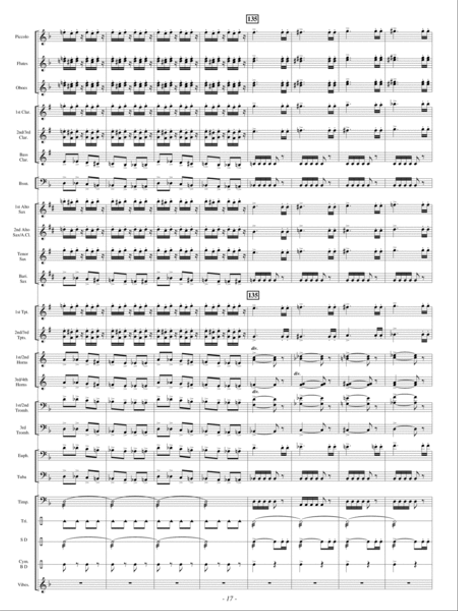 Festive Dance from Faust by Charles Francois Gounod Concert Band - Sheet Music page 16