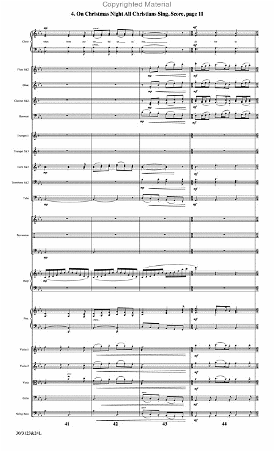 The Christmas Story - Set of Parts Choir scores gallery preview page 35