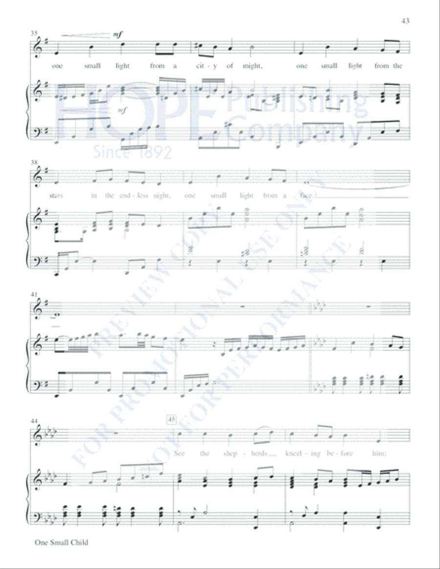 The Vocal Solos of Mark Hayes, Vol. 1 Voice Solo scores gallery preview page 9