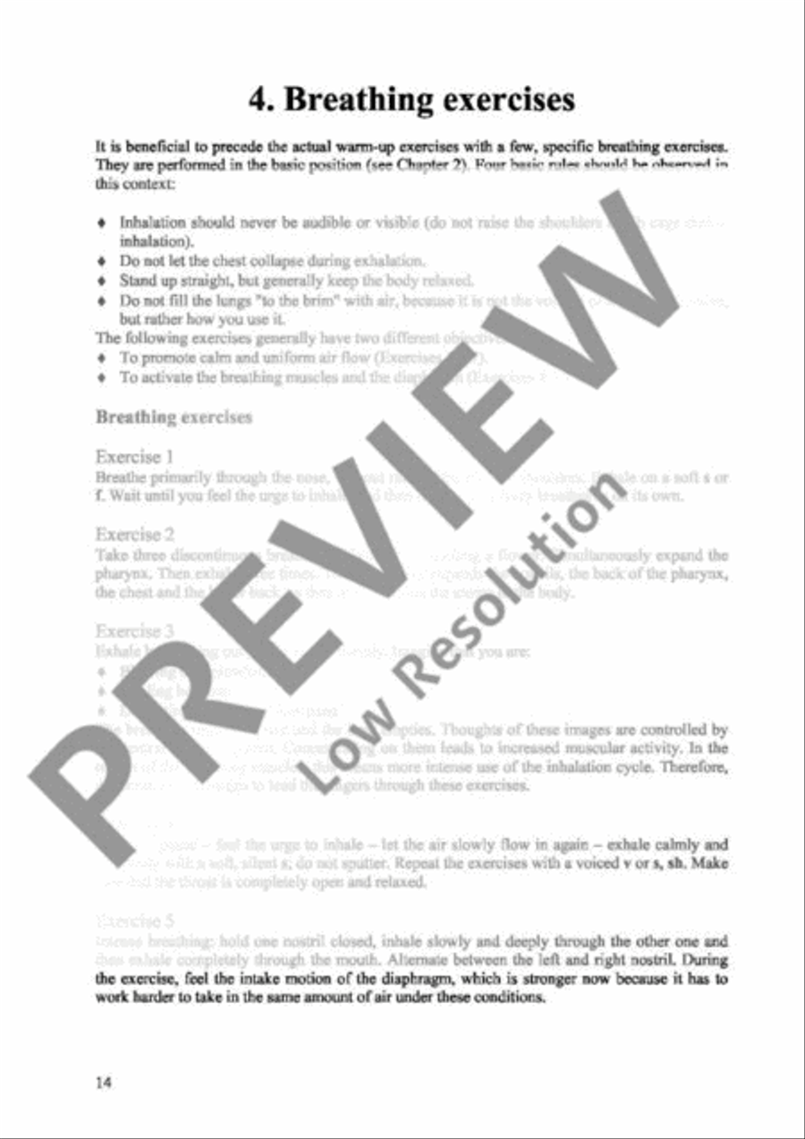 Vocal Warm-ups Choir scores gallery preview page 15