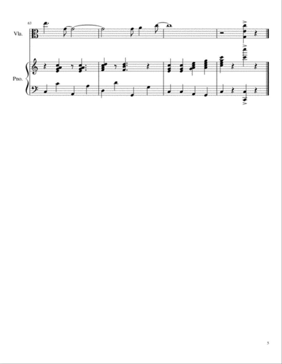 Blue Skies Blue Skies Viola scores gallery preview page 5