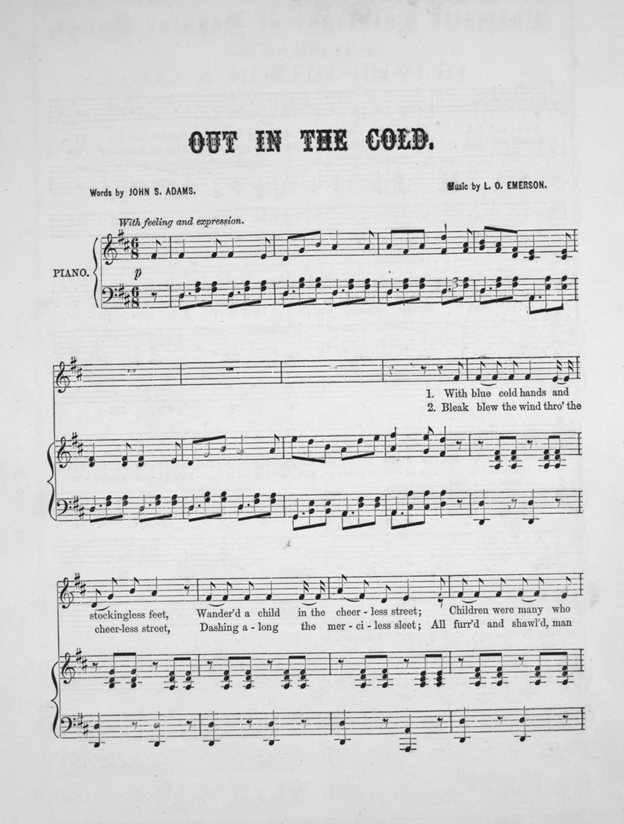 Out in the Cold Voice - Digital Sheet Music page 2