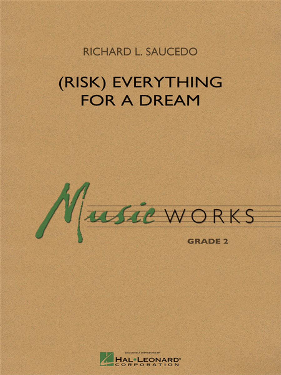 (Risk) Everything for a Dream Concert Band scores gallery preview page 1
