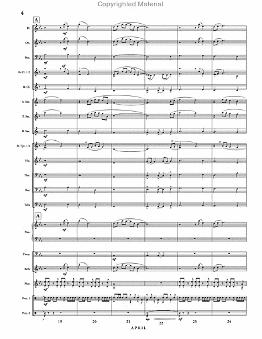 April April Concert Band scores gallery preview page 5