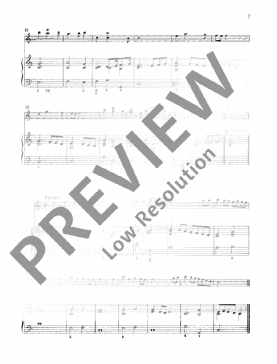 Sonata Alto Recorder scores gallery preview page 12
