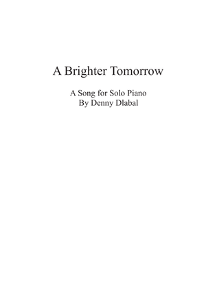 A Brighter Tomorrow