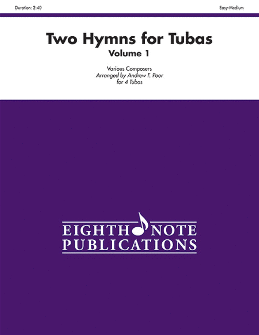 Two Hymns for Tubas, Volume 1 Small Ensemble scores gallery preview page 1