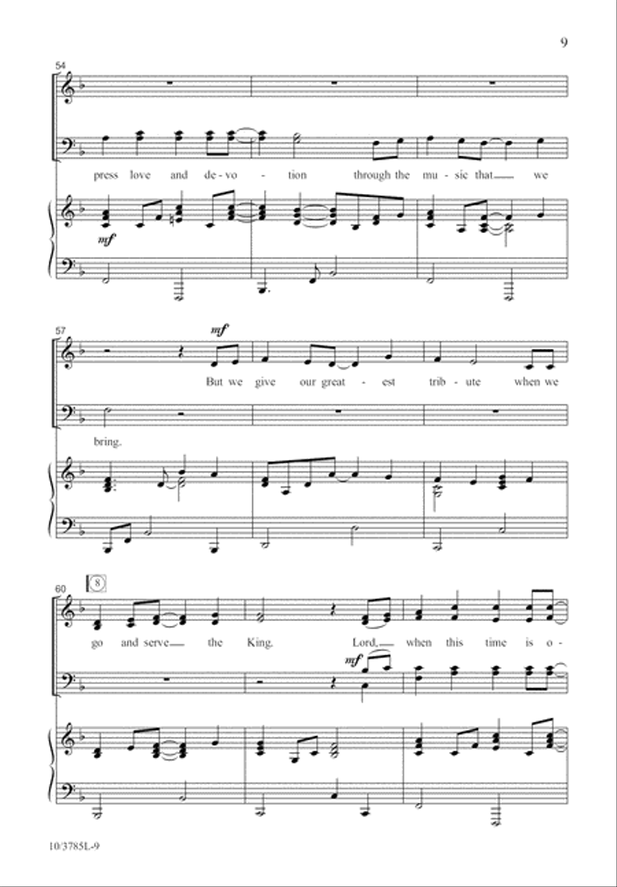 Amen Is Where We Begin 4-Part scores gallery preview page 10