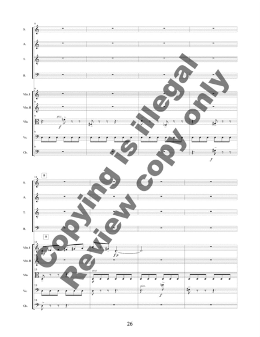 September Sun (Orchestral Score) Choir scores gallery preview page 17