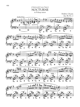 Book cover for Nocturne in F-sharp minor, Op. 48, No. 2