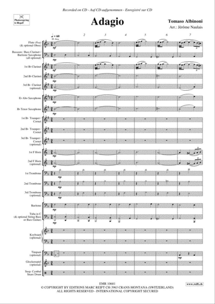 Adagio Concert Band scores gallery preview page 4