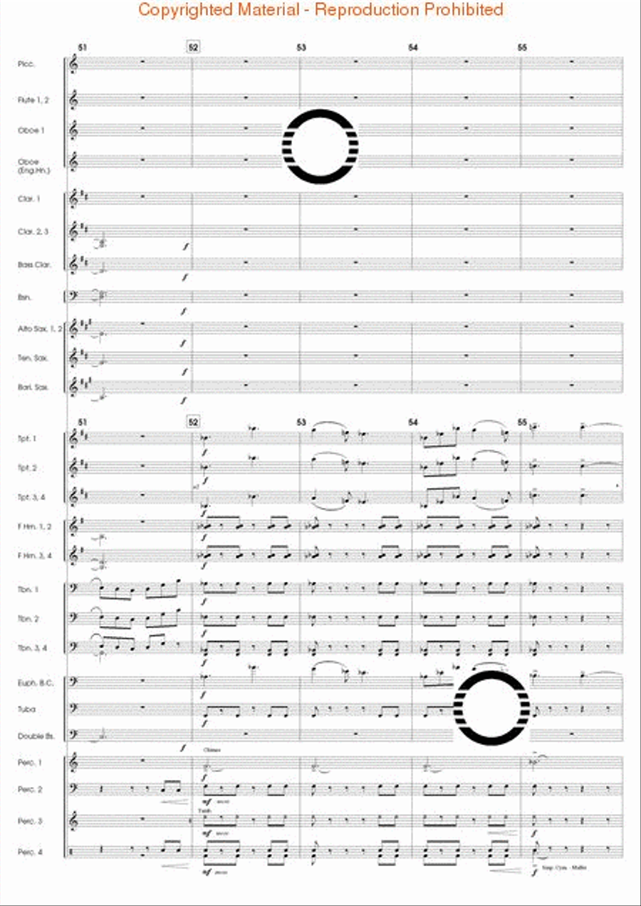 The Eagle's Flight Concert Band scores gallery preview page 12