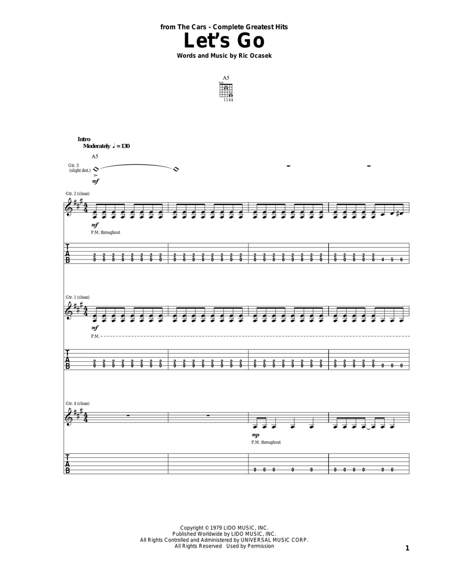 Let's Go Acoustic Guitar scores gallery preview page 1