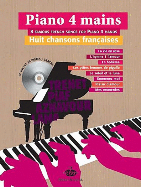 8 Chansons Francaises Pour Piano 4 Mains