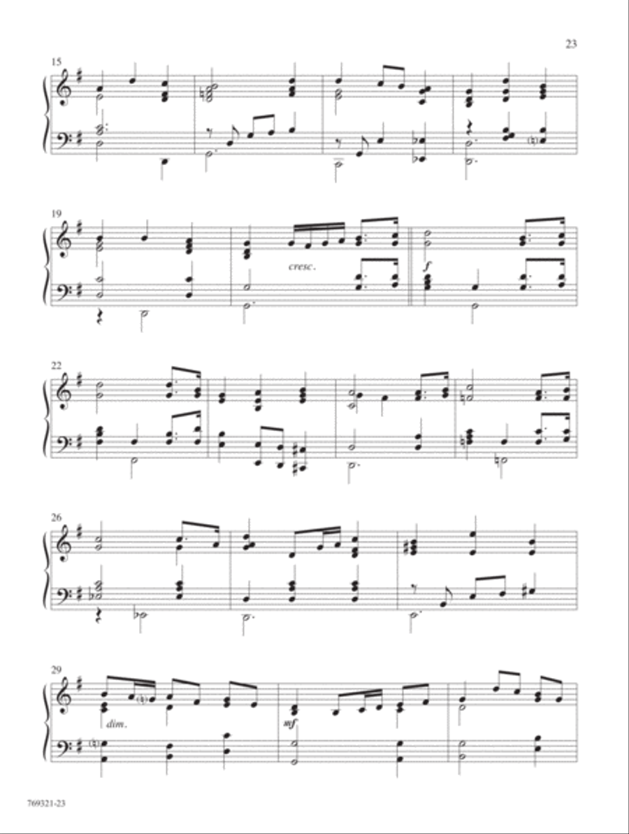 Ever in Joyful Song! Piano Solo scores gallery preview page 10