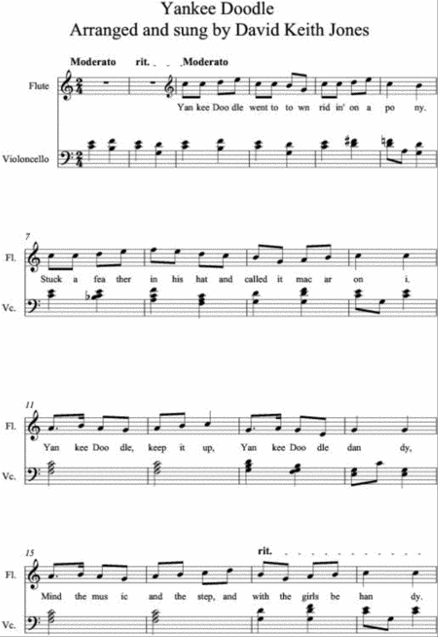 Yankee Doodle Voice scores gallery preview page 1