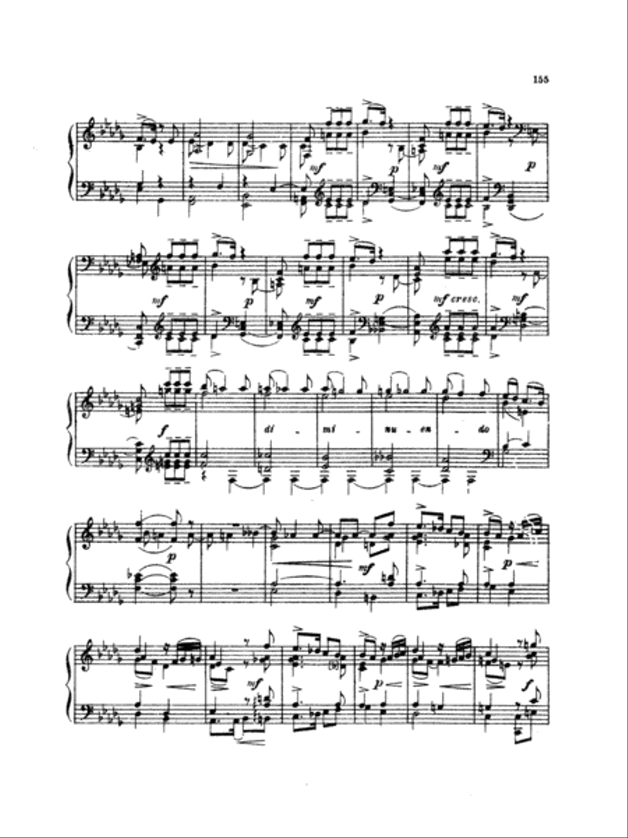 Tchaikovsky: Eighteen Piano Pieces, Op. 72; Aveu Passionne; Valse, Op. 40, No. 9, 1st Version Piano Solo scores gallery preview page 2