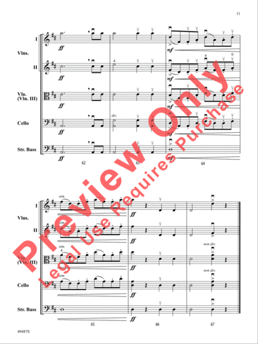 Bow Olympics Bow Olympics String Orchestra scores gallery preview page 12
