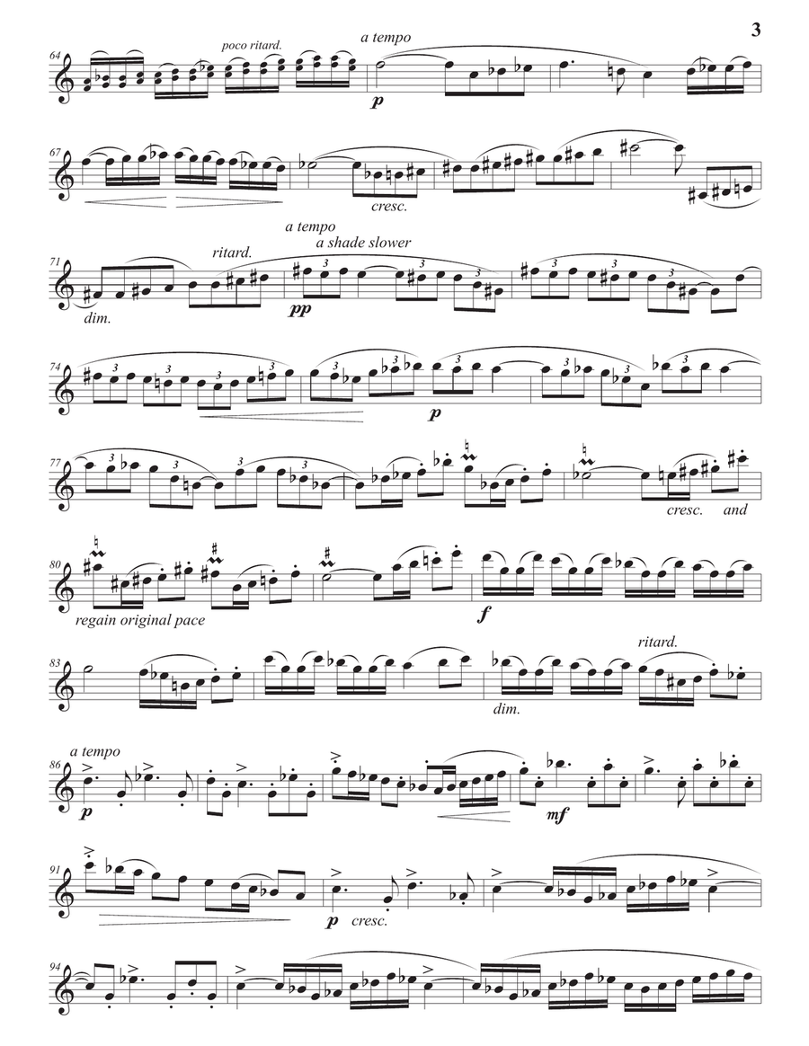 Saxophone Sonata Alto Saxophone scores gallery preview page 5
