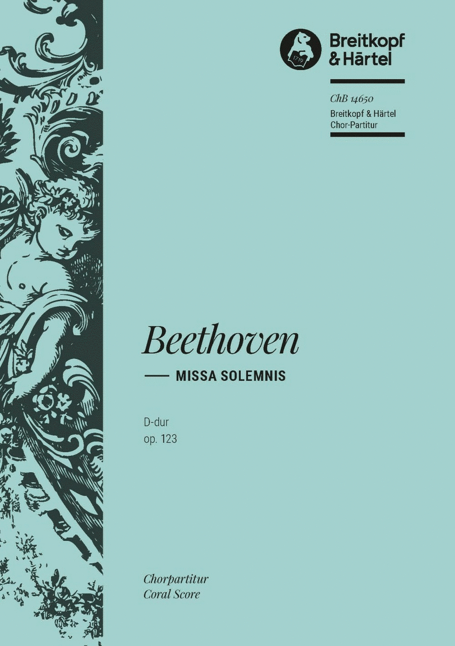 Missa Solemnis in D major Op. 123 4-Part scores gallery preview page 1