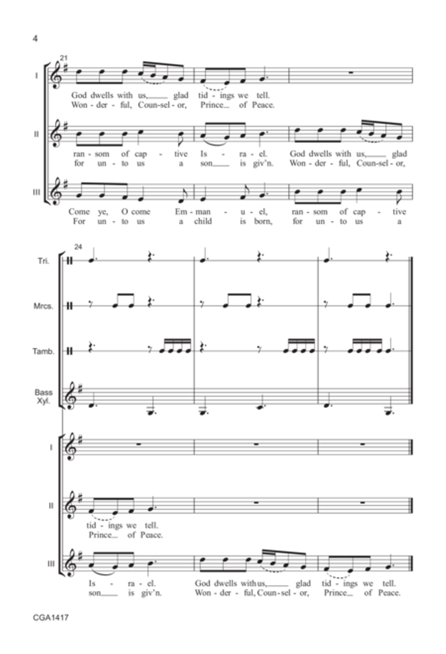 Seasonal Antiphons 2-Part scores gallery preview page 4
