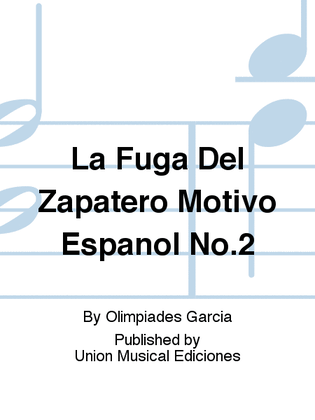 La Fuga Del Zapatero Motivo Espanol No.2
