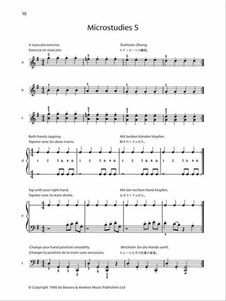 Microjazz Collection 1 (Level 3) Piano Method scores gallery preview page 6