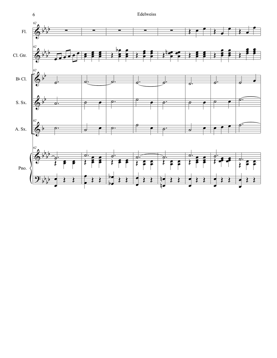 Edelweiss Woodwind Duet scores gallery preview page 6