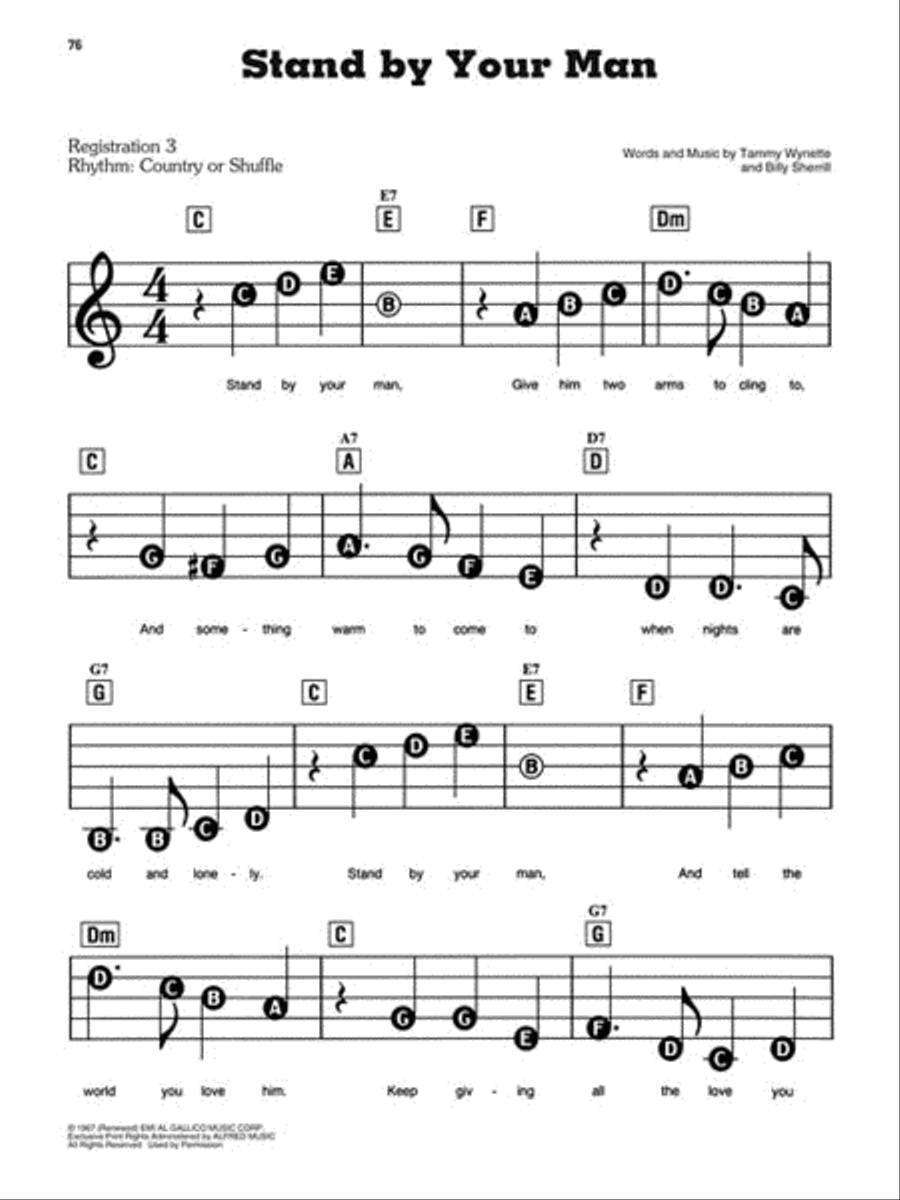 Over the Rainbow & 40 More Great Songs Electronic Keyboard scores gallery preview page 4