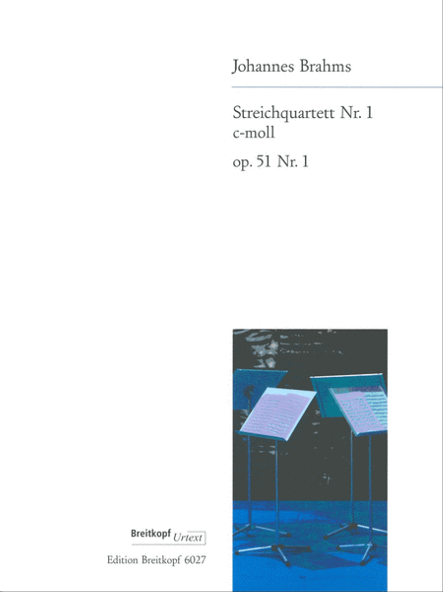 String Quartet No. 1 in C minor Op. 51/1 String Quartet scores gallery preview page 1