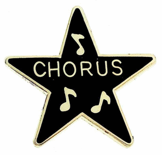 Mini Pin Star Award Chorus