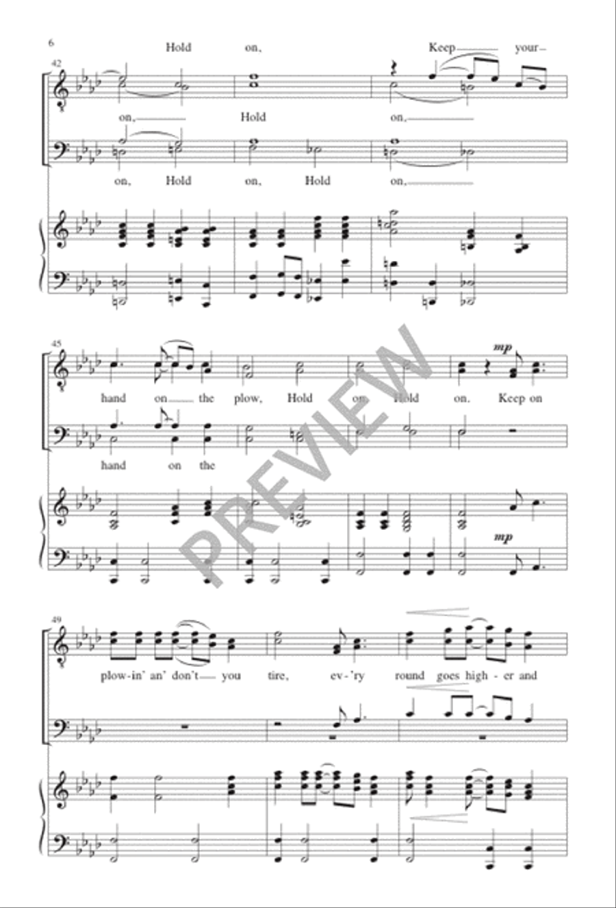 Hold On - TTBB edition Hold On - TTBB edition TTBB scores gallery preview page 7