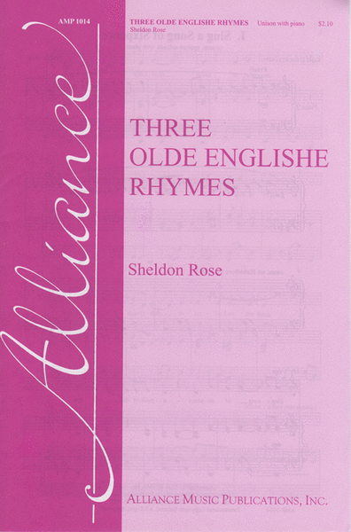 Three Olde Englishe Rhymes image number null