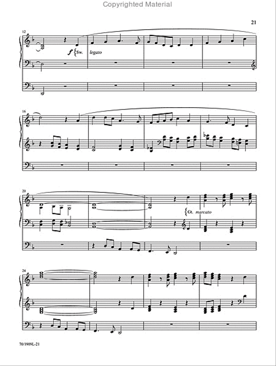 Hark! I Hear the Harps Eternal Harp scores gallery preview page 9